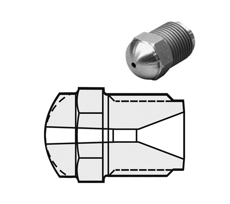 Nylon reverse nozzle tips