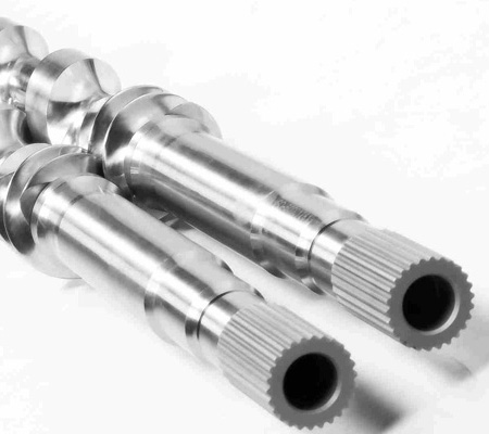 Modular co-rotating twin screw