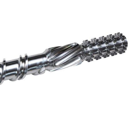 PP melt blown extrusion screw