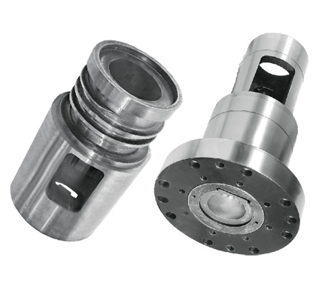 grooved feed bush for high output extruders