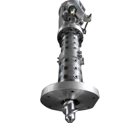 Pin type extrusion screws and barrels, cylinders